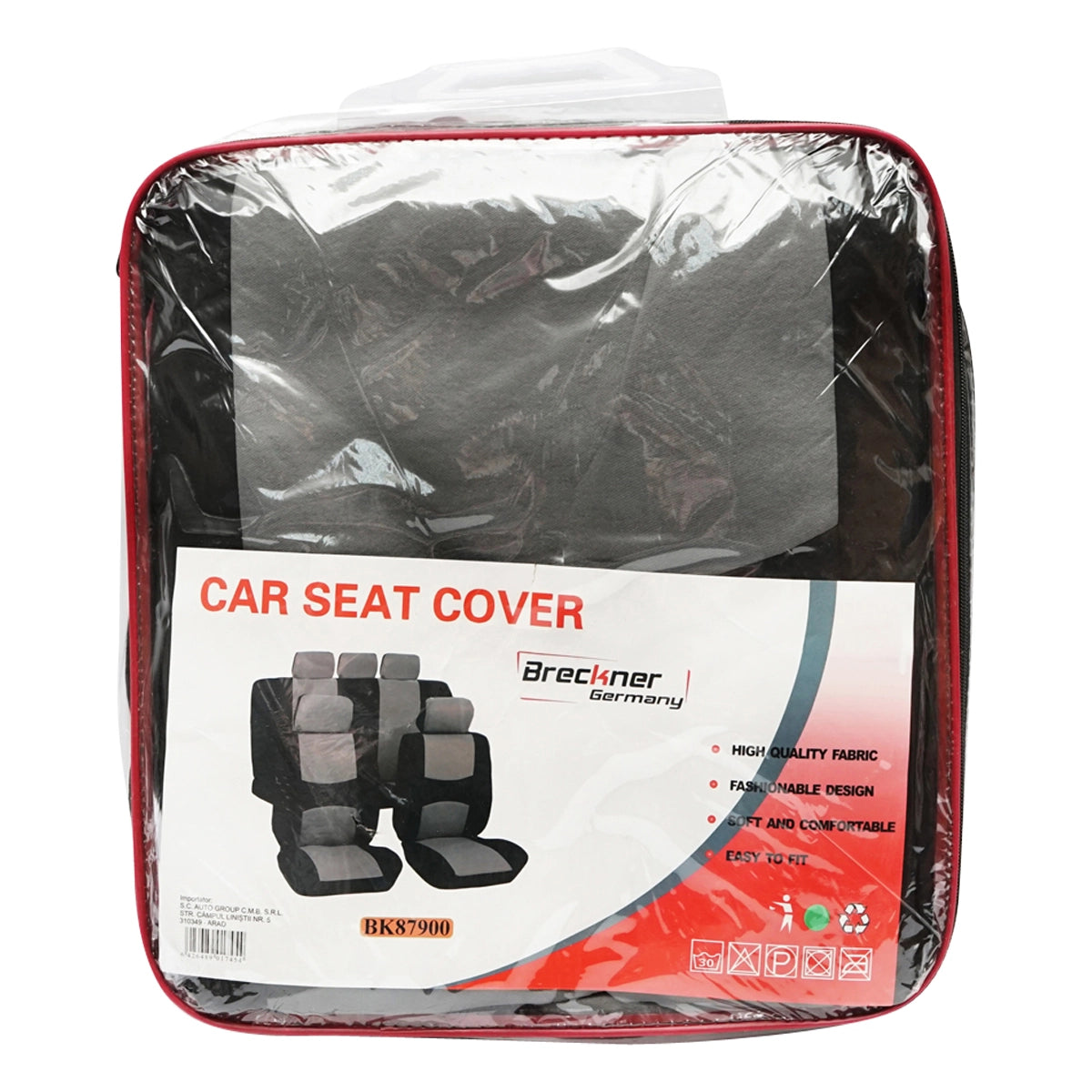 Set Huse Scaune Universale Negru si Gri