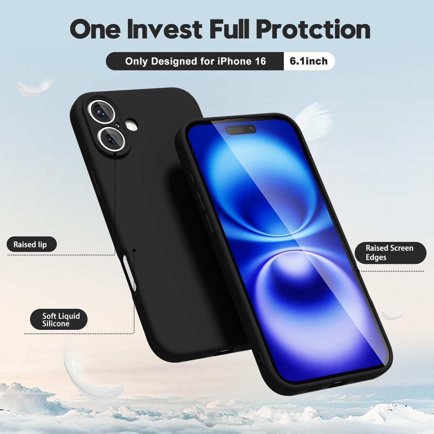Husa de Protectie Matte TPU, pentru Apple iPhone 16